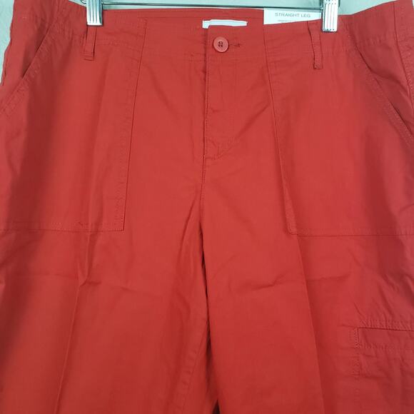 NEW! Liz Claiborne Straight Leg Crop Pants - 12 - Picture 3 of 5